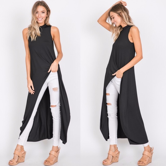 “FIERCE” Hi Lo Top - MAUVE - Picture 2 of 5